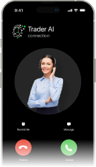 Trader AI phone call screen