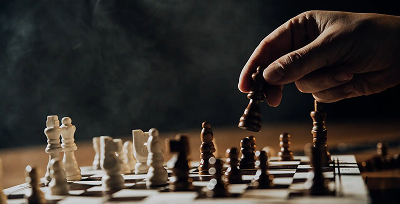 Trader AI strategic chess move